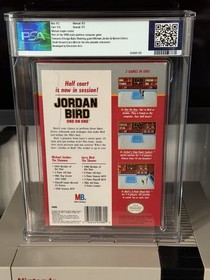 JORDAN vs BIRD: ONE-ON-ONE NES NINTENDO 1989 CIB PSA 9.0💎 RARE 💎