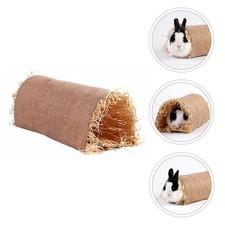 Guinea Pig Hideout Pet Accessories Rabbit Tunnel Toys Small Bed Bedding