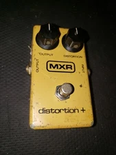 MXR Distortion + Plus Overdrive Vintage 1979 Block Logo Guitar Effect Pedal