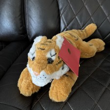 FAO Schwarz Adopt A Pets 15" Endangered Tiger Stuffed Animal New