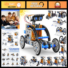 13-in-1 Solar Power Robot Toys for Kids 8-12, STEM Educational Science Kits, Bir