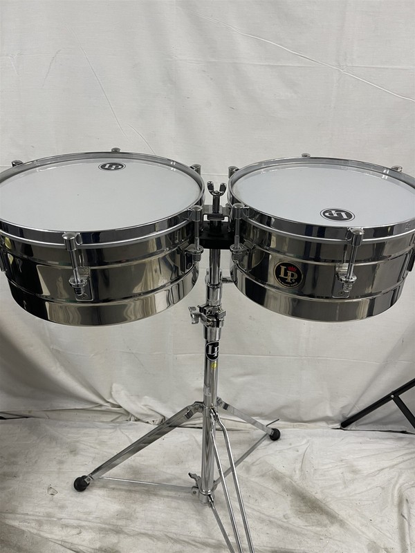LP Latin Percussion Tito Puente Model 12″ & 13″ Timbales LP255-S