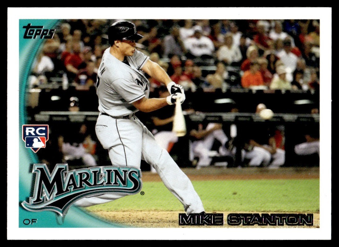 2010 Topps Update Mike Stanton Rookie Florida Marlins #US-50