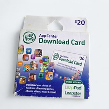 $20 LeapFrog App Center Download Card Sealed