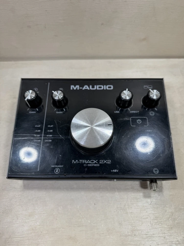 M-Audio M-Track 2X2M C-Series Audio Interface USB-C MIDI - Image 2 of 4