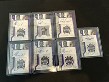 2010-11 Playoff Contenders Patches Hassan Whiteside Logo Rookie Auto - Lot of 7