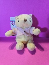 Mini Bean Bag Classic Pooh 7" Pink Vest Plush Disney Store Tags VTG Retired NOS