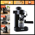 Electric Espresso Cappuccino Maker 4-Cup with Milk Frother - Home Coffee Machine