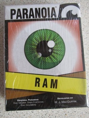 MGP PARANOIA RAM KARTEN SW MONGOOSE PUBLISHING NEU RPG