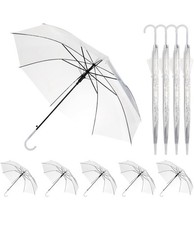 Regenschirme Transparent 10er Set neu unbenutzt
