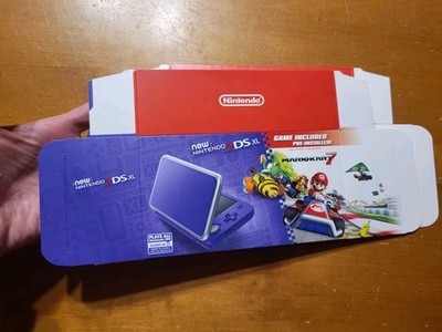 NEW Nintendo 2DS XL Purple Mariokart 7 Gamestop FOR DISPLAY ONLY