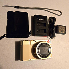 Leica C-Lux Gold Compact Camera 20.1MP 15x Zoom 4K EVF w/ 2 Batteries & Charger