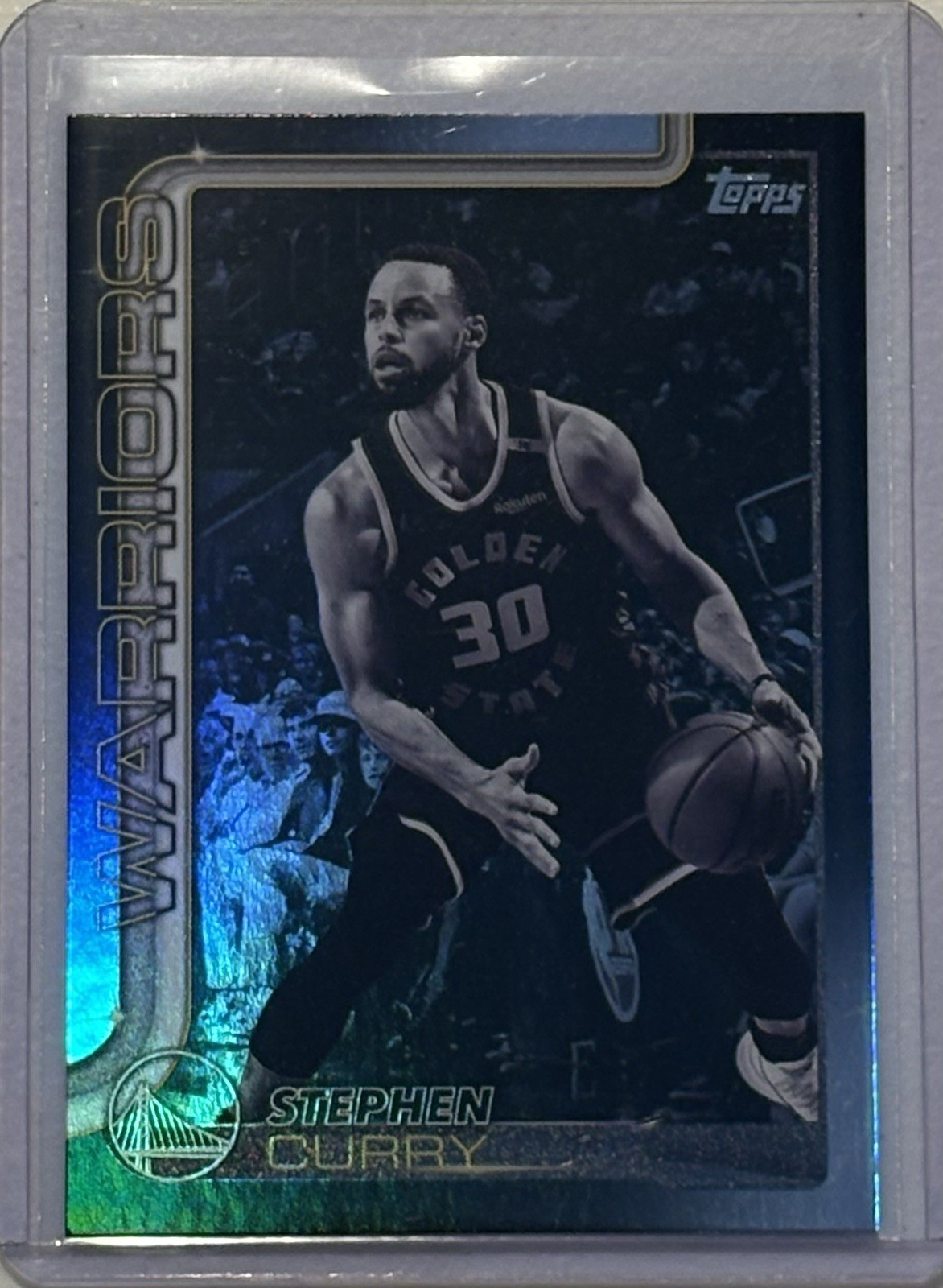 2025-26 Topps Basketball Stephen Curry Blackout #135 Golden State Warriors