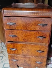 1930s And 1940s Art Deco Waterfall Style Dresser