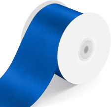 3" X 25 Yards Royal Blue Satin Ribbon Crafts Gift Wrapping