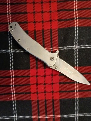 Kershaw 1730SS Stainless Steel Zing Pocketknife - Silver