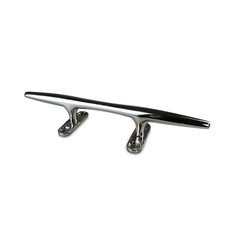 10  Polished Deck Cleat Heavy Duty 316 Stainless Steel