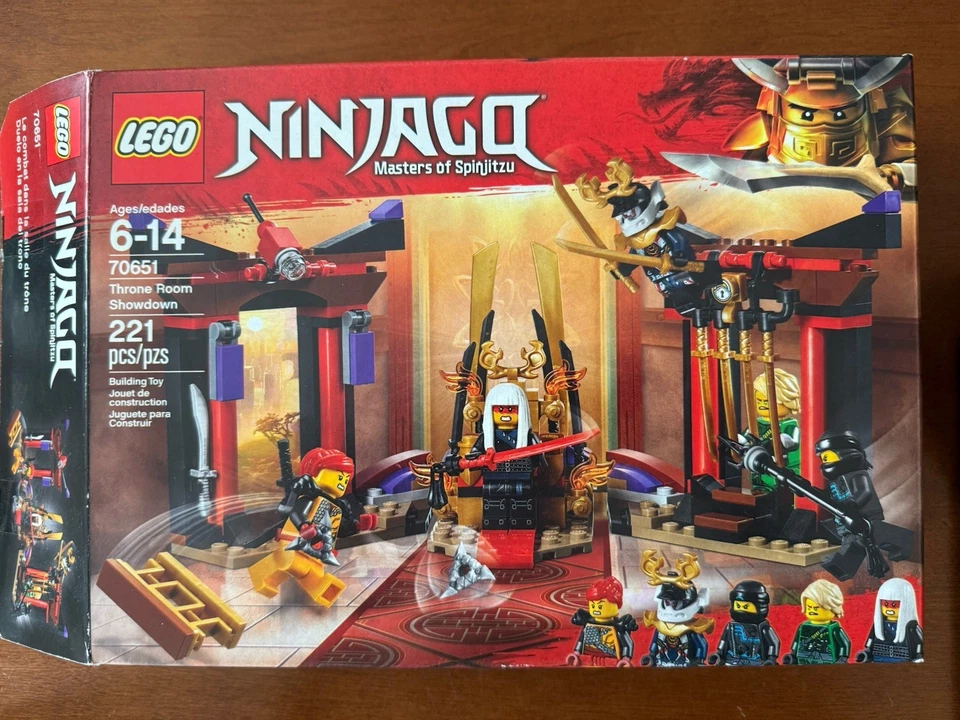 LEGO NINJAGO SEASON 9: Throne Room Showdown (70651) Complete With Figures  - Image 2 of 4