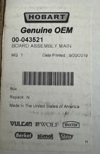 Hobart 00-043521 Main Control Board Assembly