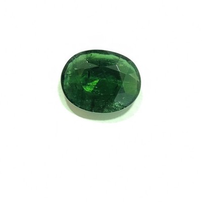 3.80 Carat Natural Green Tourmaline 12x10 mm Oval Cut Loose Gemstone R217