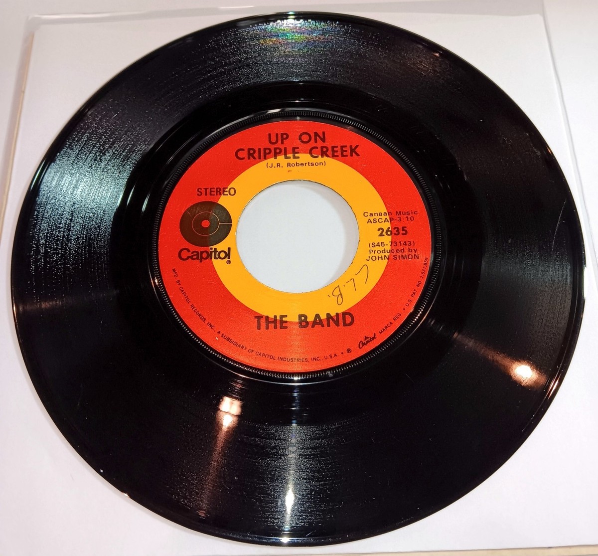 The Band - Up On Cripple Creek / The Night They Drove Old Dixie