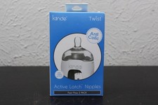 Kiinde Twist Active Latch Nipple Fast Flow 2 Count Anti Colic