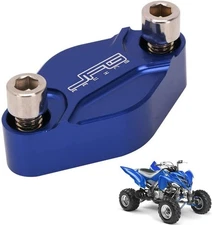 ATV Parking Brake Block Off Plate CNC Universal for TRX450R/400EX/300EX-blue