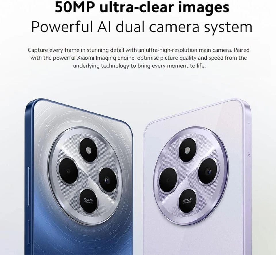 Xiaomi Redmi 14C 4G 128GB 4GB Unlocked Dual SIM Unlocked Android Mobile Phone - Image 3 of 4