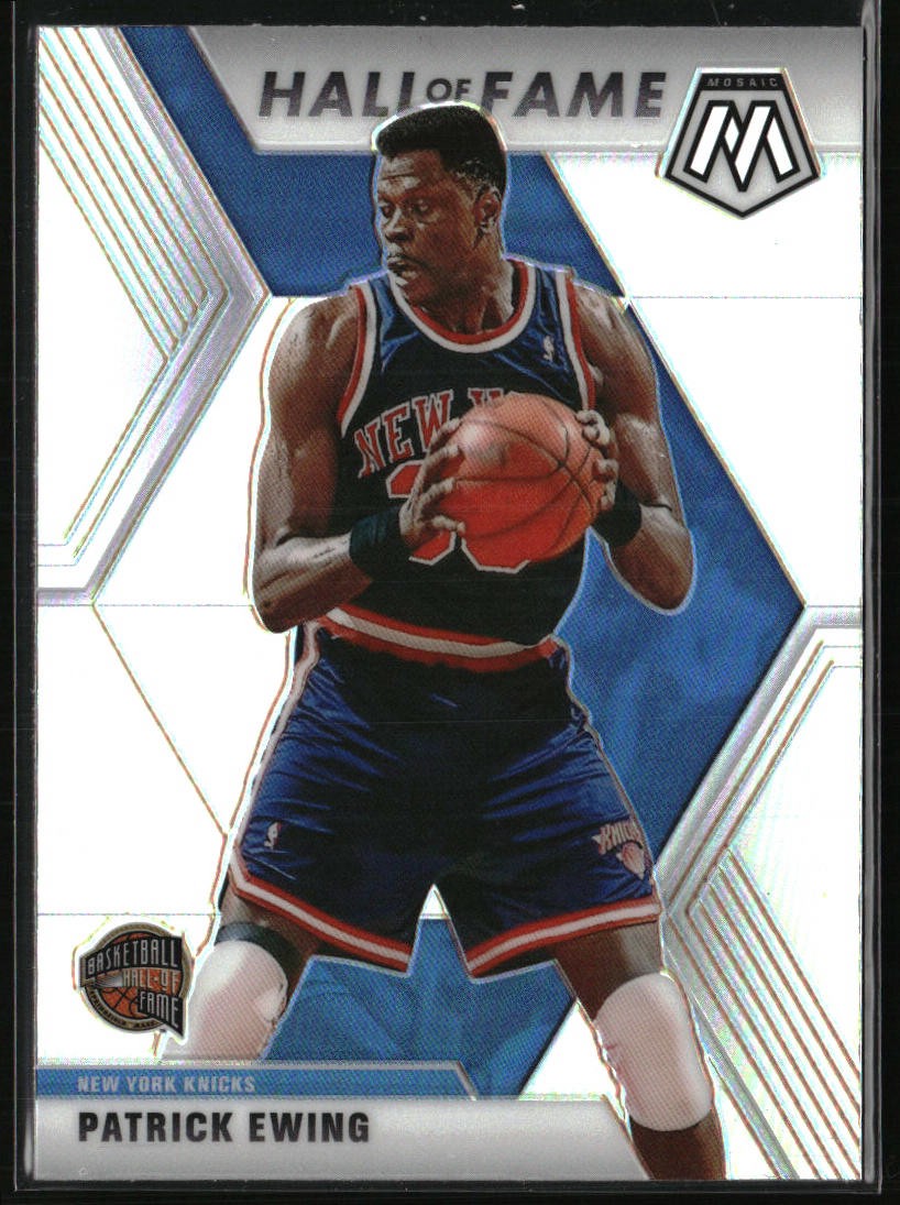 Patrick Ewing 2019-20 Panini Mosaic #289 Silver Prizm