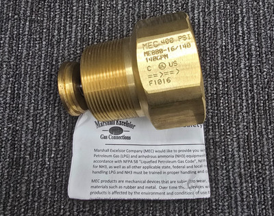 Marshall Excelsior ME880-16/140: Flow Control Valve Excess 2'' FXM 140GPM Brass