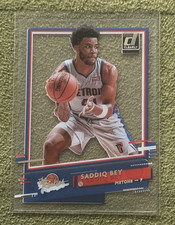2020-21 Clearly Donruss The Rookies #8 Saddiq Bey Rookie Card - Detroit Pistons