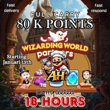 Wizarding World Partners Event MONOGO Full Carry 80K Point Fast Service