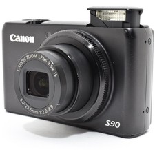 Canon Powershot S90 10MP 3.8X zoom lens Made In Japan Tested
