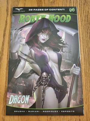 Zenescope Robyn Hood: Dagon - Meguro Variant Cover (2023) - Excellent
