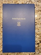 1973 British Virgin Islands Official First Day Stamps & Coins Proof Set ASW 0.76