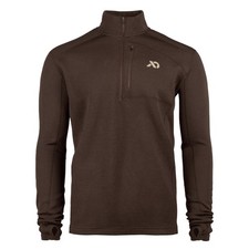 First Lite Men's Furnace Quarter Zip Pullover, Terra Brown, SHIPS FROM PA, NEW