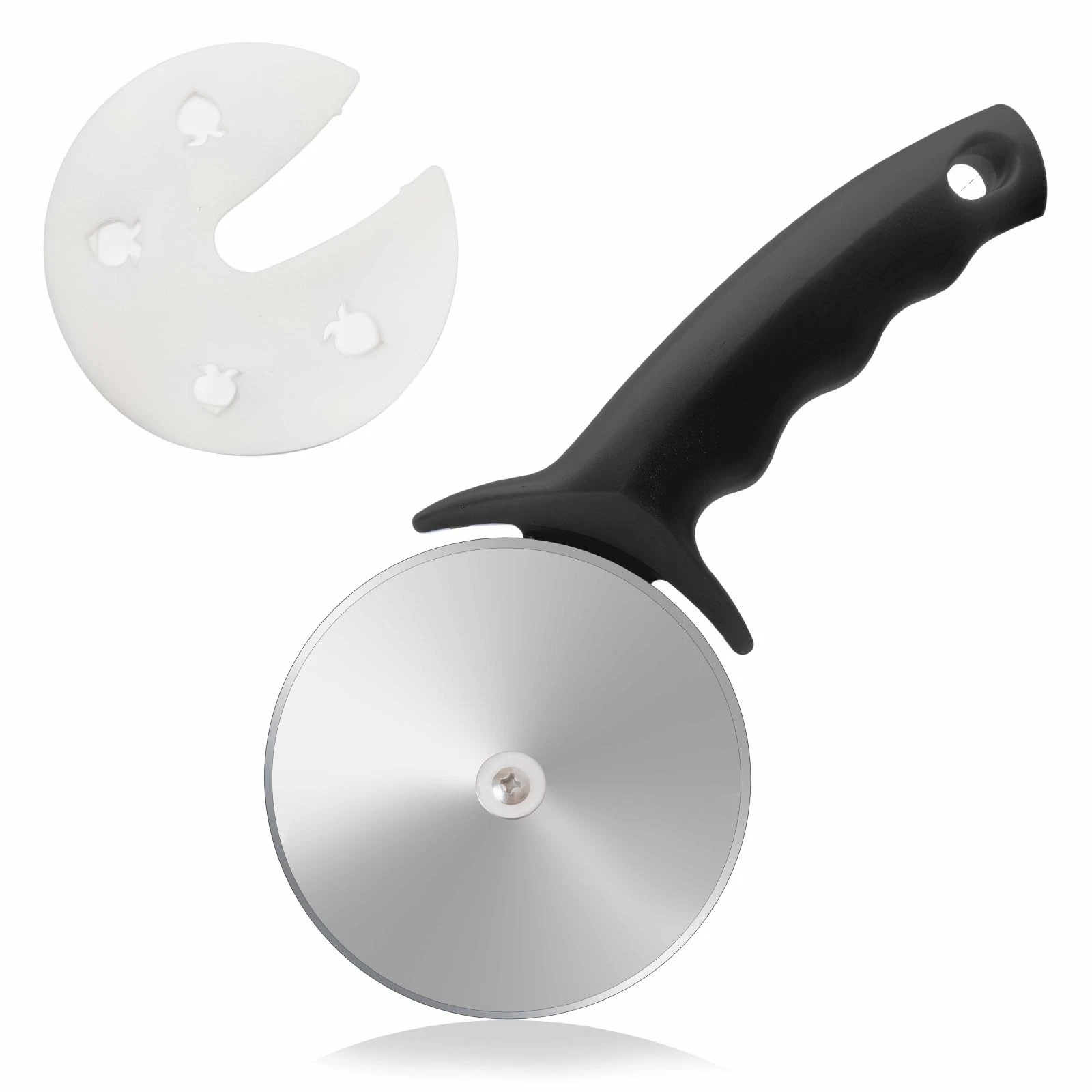 4" Pizza Cutter Wheel,Stainless Steel Large Pizza Cutter with Cover, Super Sh...