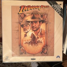 Indiana Jones  The Last Crusade - Laserdisc buy 6 for Free Shipping