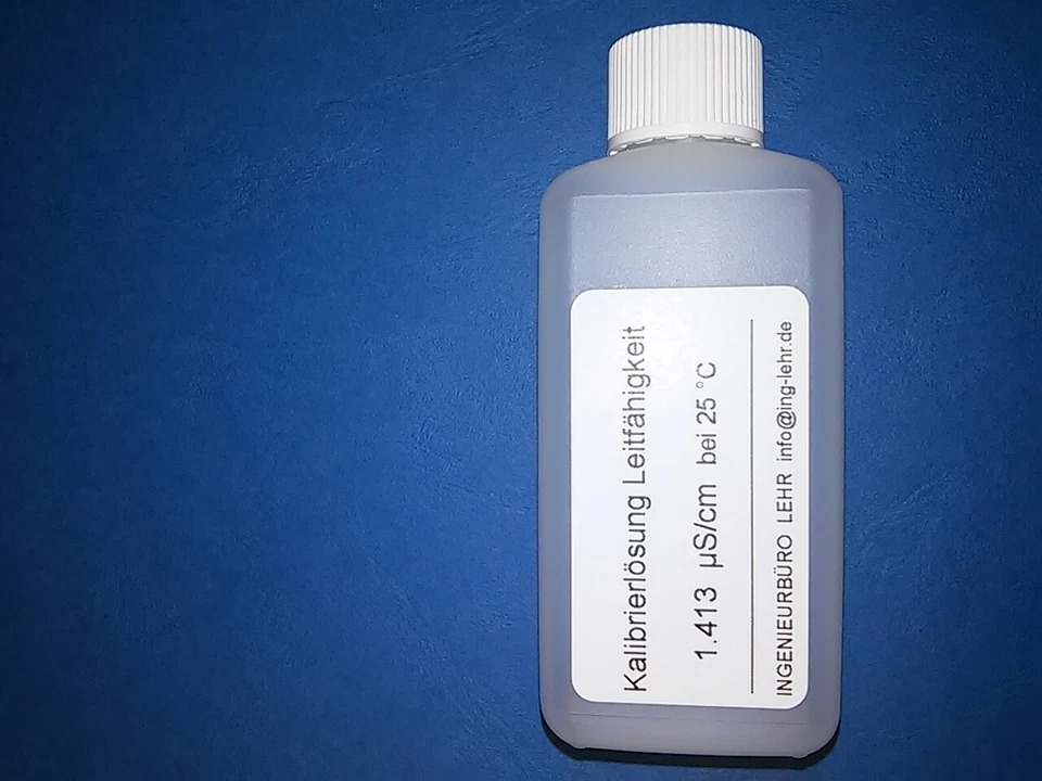 Kalibrierlösung, Leitfähigkeit, 1413 und 12.880 µS/cm, KCl