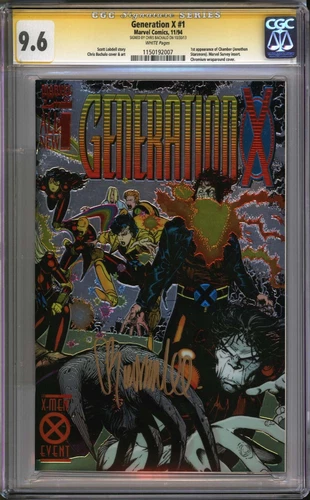 GENERATION X #1 CGC 9.6 SS CHRIS BACHALO (1994, Chromium cover, 1st print)