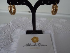 Alexander Sternen Creolen,925 Silber vergoldet,HSE24