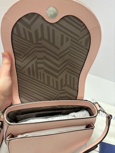 Rebecca Minkoff Astor Saddle Ballet Slipper Pink Crossbody Bag NWT - Picture 7 of 9