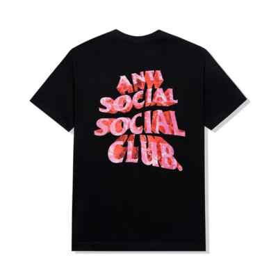 DS Anti social social club Phaneritic Black Tee t-shirt L 100