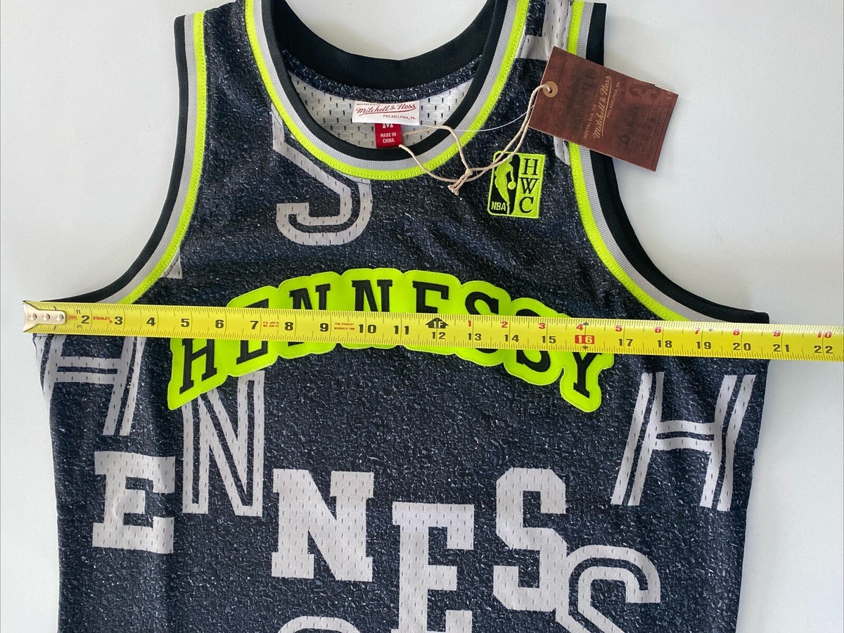Mitchell & Ness NBA Hennessy Neon Concrete Swingman Jersey Collab