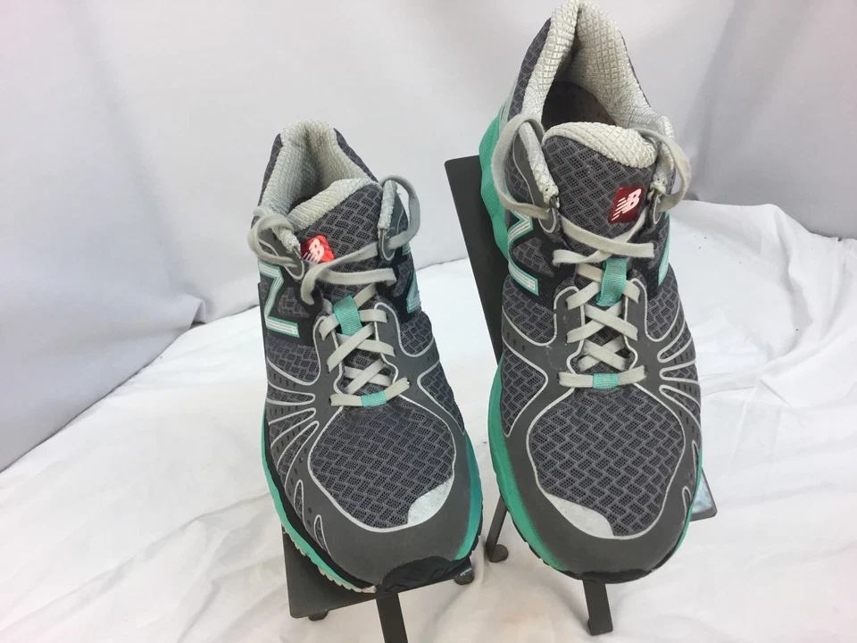 New Balance Barringer 890 Sz 7 B Gray Green Running Shoes Worn 1x YGI E7 - Image 4 of 4