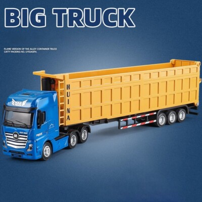 Huina 1:50 Diecast Truck Engineering Container Vehicle Gift Free Shipping New