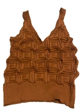 Shein Women's Juniors Brown Top Winter Fall Size Large