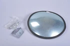 Ectxo traffic mirror convex 30 cm plastic black panoramic mirror wide angle