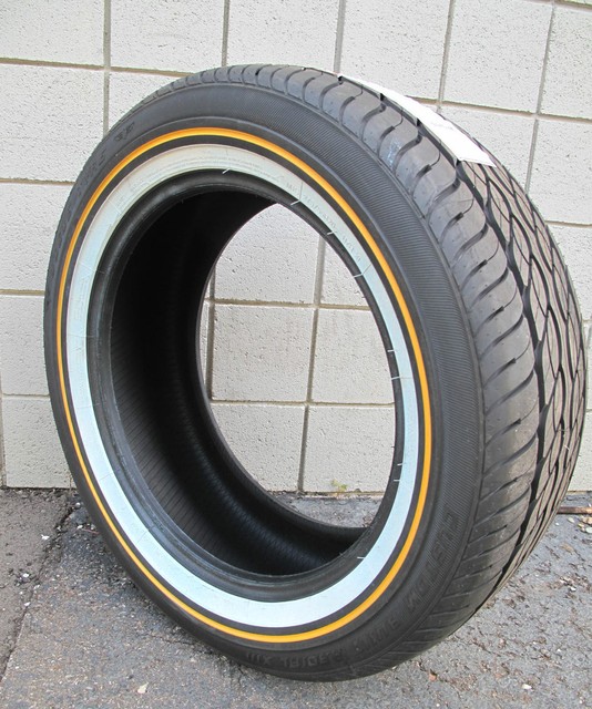 New 2755520 117H Vogue Tyre Custom Built XIII Gold White Tire