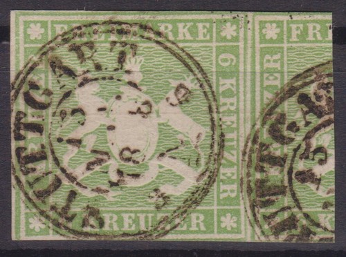 == AD Württemberg Mi. 8a gest., geprüft, Kat. 80€ ==